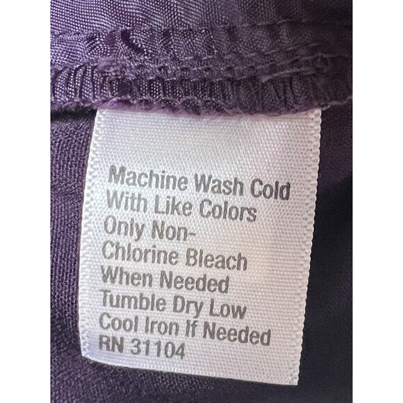 Kim Rogers 10 Petite Comfort Waist Pull On Pants Burgundy Maroon NWT - Picture 6 of 9